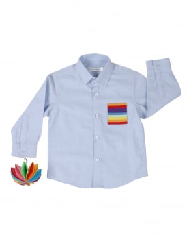 Blue Rainbow Shirt