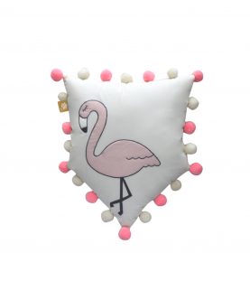 Pompous Flamingo Cushion