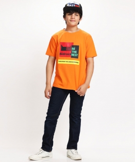 Sidrock Cotton Spandex T-shirt For Boys