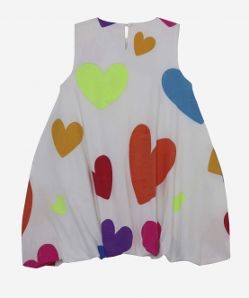Summer Daze Dress Multi-Coloured Hearts