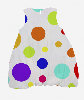 Summer Daze Dress Multi-Colour Polka