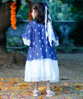 Bloom Layered Dress For Girls