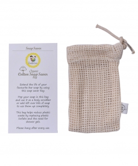 Organic Cotton Soap Saver Bag