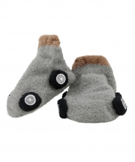 Socks On Wheels Grey And Beige 2 Pk
