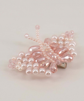 The Lady Annabella Pearl Butterfly Hair Clip