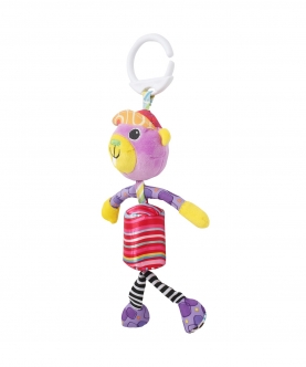 Monkey Purple Hanging Musical Toy
