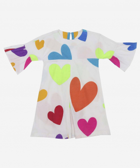 Sugar Rush Dress Multi-Colour Hearts