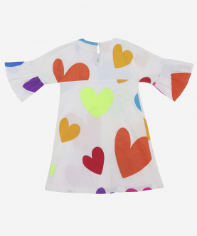 Sugar Rush Dress Multi-Colour Hearts