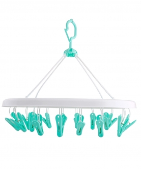 Turquoise Premium Oval Clip Hanger