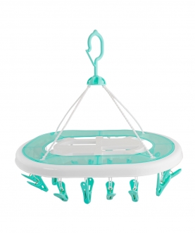 Turquoise Premium Oval Clip Hanger