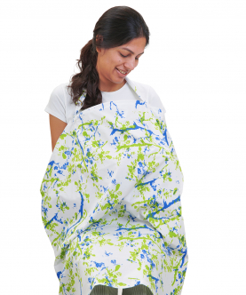Organic Cotton, Printed Nursing Apron For Moms