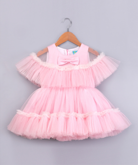 Magical Pink Cape Dress