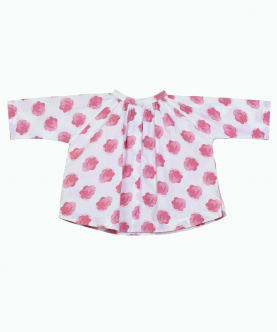 Peasant Top Dusty Rose Floral