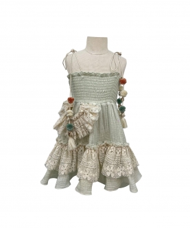 The Alaia Lacy Gauze Dress
