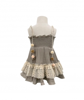 The Alaia Lacy Gauze Dress