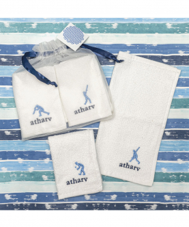 Personalised Cricket - Set of 4 Face Towels