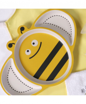 Personalised Bee Happy! 7 Pc Meal Set Hamper