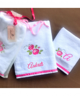 Personalised Say It With Roses - 2 Pc Set