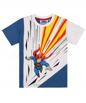 Superman Heat Vision Cut and Sew Tee