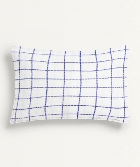 100% Organic Baby Pillow Cover With Fillers Navy Square
