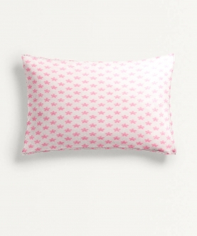 White Pink Pillow Cover Without Filler
