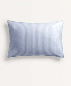 Blue Stripe Pillow Cover without Filler