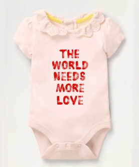 The World Needs More Love Romper