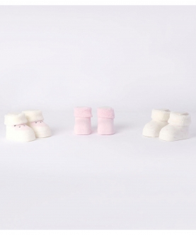 Three Pairs Of Baby Socks Minibanda