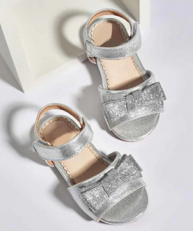 Silver Shine Sandals