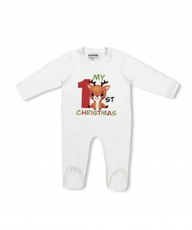 My First Christmas Romper