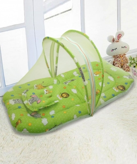Tent Mattress Set With Neck Pillow Fun In The Jungle Green