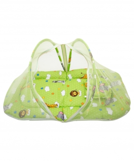 Tent Mattress Set With Neck Pillow Fun In The Jungle Green