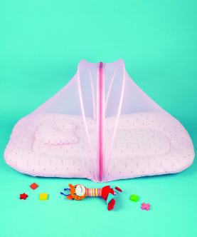 Baby Moo Your Star Is Born Pink Velvet Tent Mattress Set