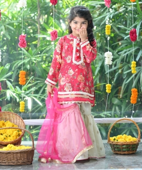 Floral Sharara Set 