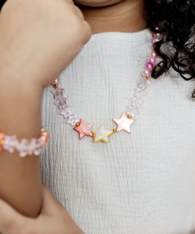 Starry Necklace Bracelet Set
