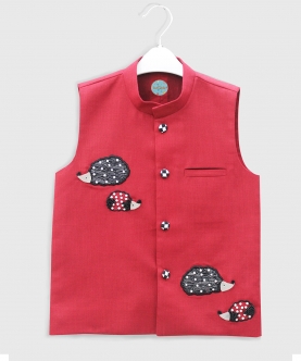 Rat Embroidery Nehru Jacket