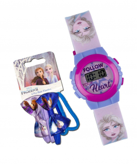 Disney Girls Frozen II Basic Digital Watch-4-15 Years