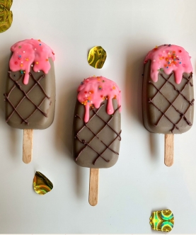 Chocolate Melted Icecream Popsicle Soap