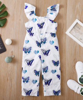 Baby Girl Jumpsuit-White