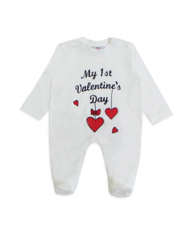 Personalised My First Valentines Romper