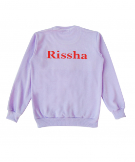 Personalised Lavender Pop Up Sweatshirt