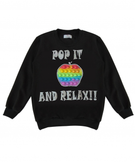 Persconalised Pop It And Relax It Sweatshirt