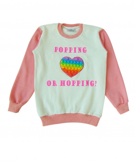 Personalised Popping Or Hopping Sweatshirt