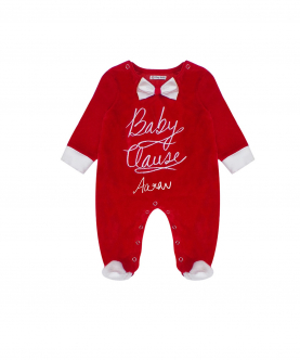 Personalised Baby Clause Boy Romper