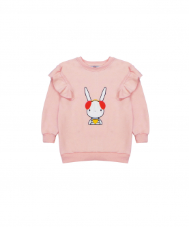 Bunny Drop Shoulder Sweatshirt