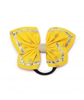 Printed Bandhani Butterfly Rubberband