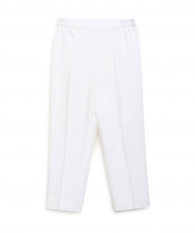 Boys Cotton Trousers-White