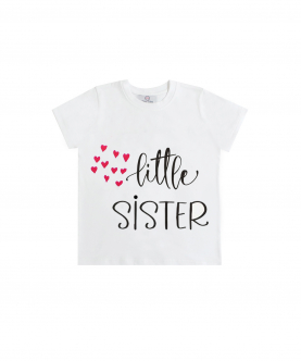 Little Sister Embroidered T-shirt