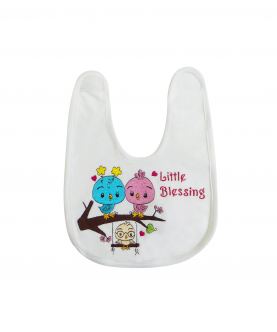 Little Blessing Embroidered Bib