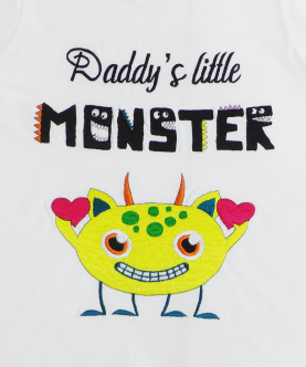 Daddy's Little Monster Romper